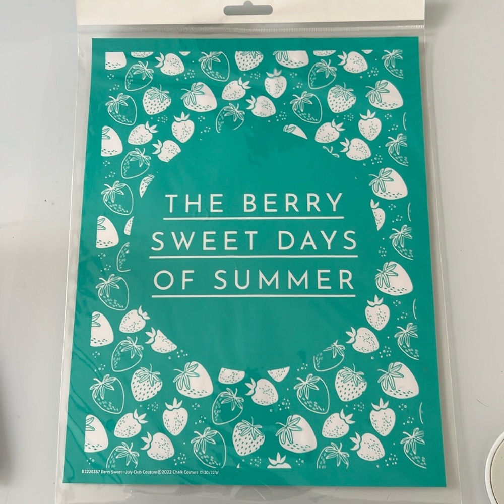 Berry sweet July club transfer